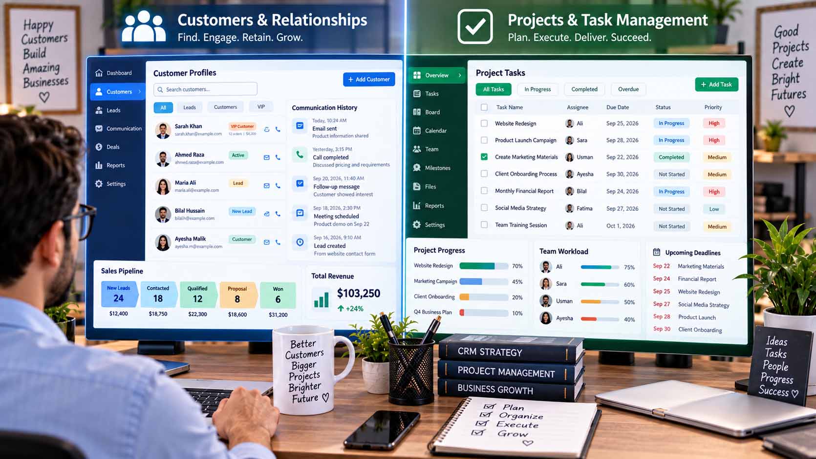 CRM vs Project Management Software: Different Jobs, Different Tools